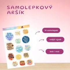 Sebevědomí v barvách | Samolepky do diáře