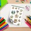 Samolepky s motivy vlků, které přinesou do tvého plánování sílu, eleganci a tajemství divoké přírody. Ideální pro diář, bujo nebo scrapbook plný dobrodružství.
