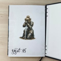 Síla rytířky | Maxi kusová samolepka pro diář i scrapbook