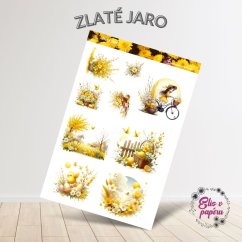 Zlaté jaro | Samolepky do diáře
