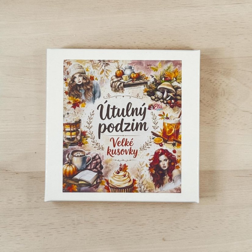 Útulný podzim | Velké kusové samolepky do diáře i pro scrapbook
