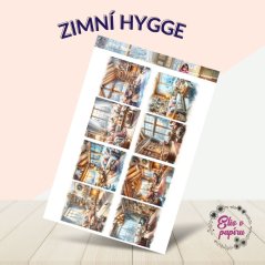 Zimní hygge | Samolepky do diáře - obrázkové boxy