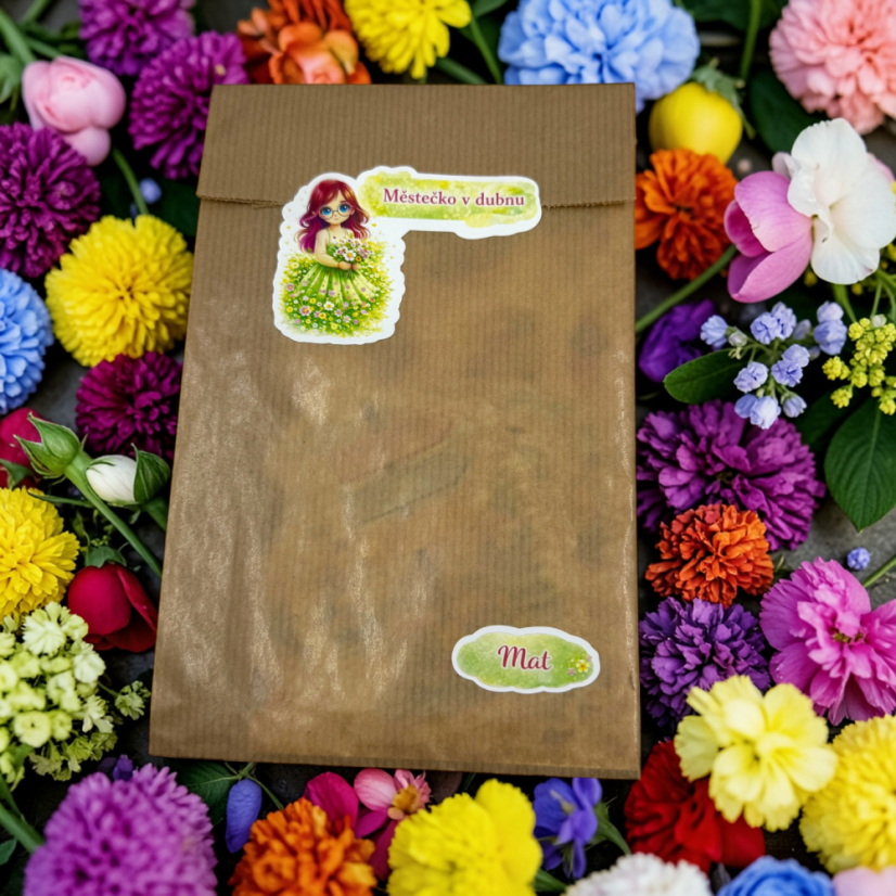 Městečko v dubnu | Měsíční samolepkový kit | 2026