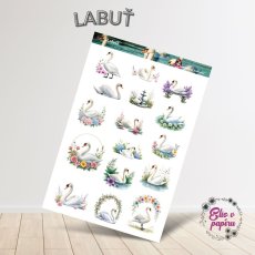 Labuť | Samolepky do diáře