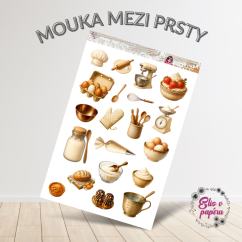 Mouka mezi prsty | Samolepky do diáře