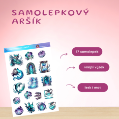 Znamení zvěrokruhu – Vodnář | Samolepky do diáře