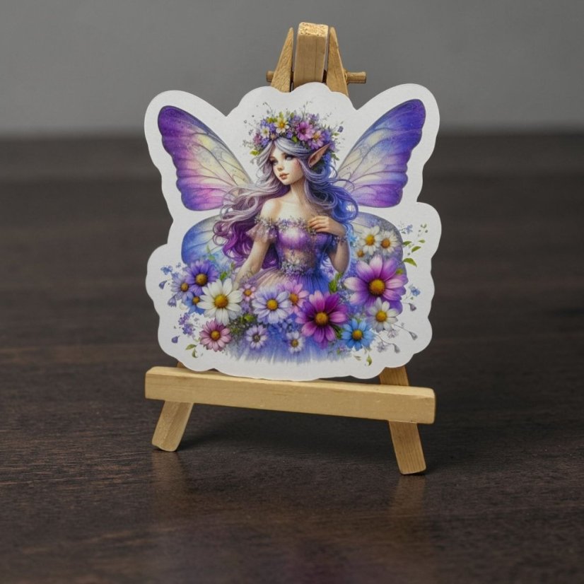 Víla z levandulových snů | Samolepka do diáře