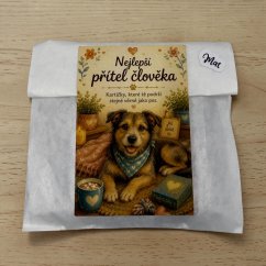 Nejlepší přítel člověka | Velké kusové samolepky afirmačních kartiček