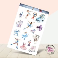 Krasobruslení | Samolepky do diáře | Limitka