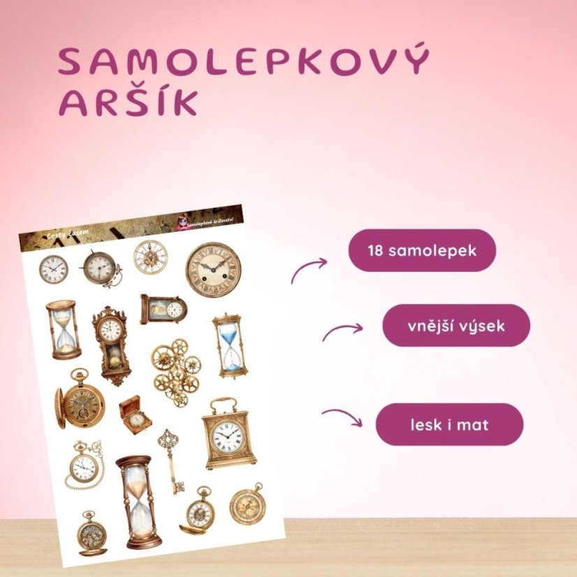 Cesty časem | Samolepky do diáře