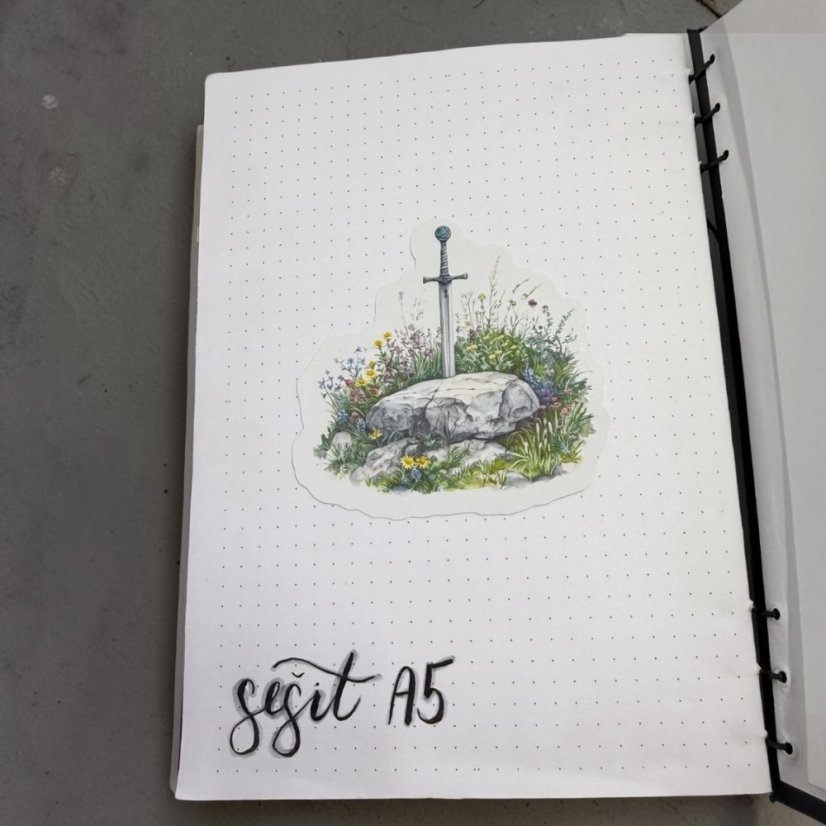 Exkalibr | Samolepka do diáře