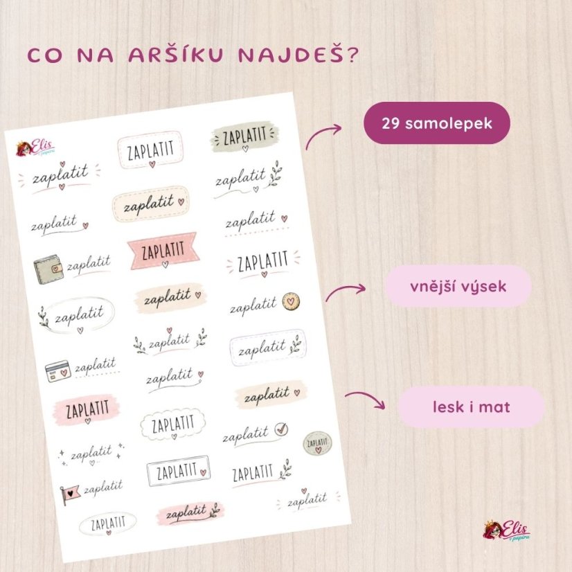 Zvýhodněná sada funkčních aršíků | Mat