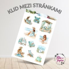 Klid mezi stránkami | Samolepky do diáře