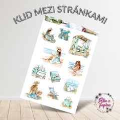 Klid mezi stránkami | Samolepky do diáře