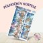 Aršík samolepek "Půlnoční v kostele" zachycuje magickou atmosféru zasněžených kostelů a vánoční klid. Ideální pro adventní tvoření.