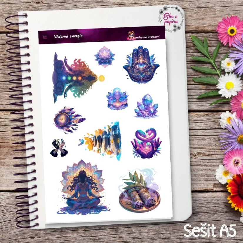 Vědomá energie | Samolepky do diáře | Limitka
