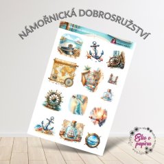 Námořnická dobrodružství | Samolepky do diáře