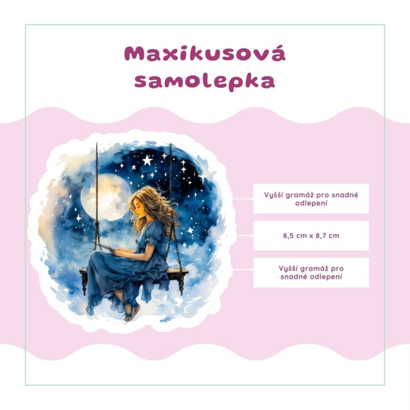 Houpačka mezi sny | Samolepky do diáře
