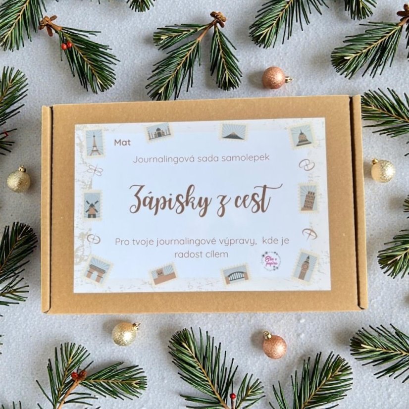 Zápisky z cest | Journalingová sada samolepek