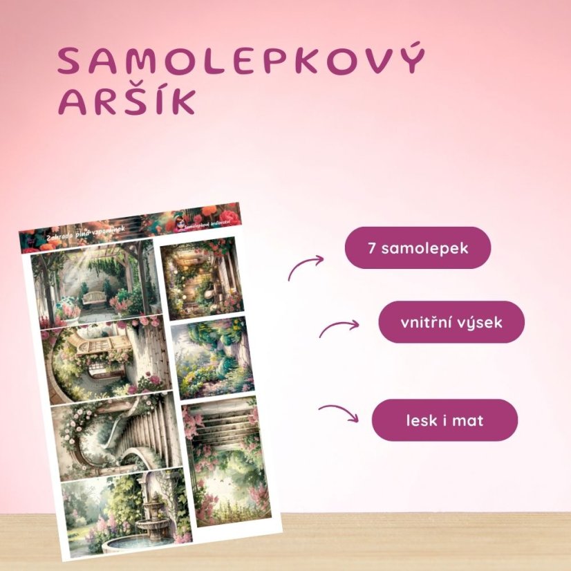 Zahrada plná vzpomínek | Samolepky do diáře