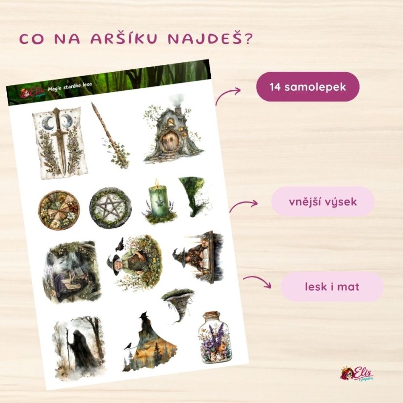 Kouzelný les | Limitovaná sada | Lesk a mat