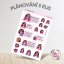 Plánování s Elis, vtipné samolepky, samolepky do diáře, bujo, plánování, journaling, deník, scrapbook, české samolepky, diářové samolepky, humor a organizace.