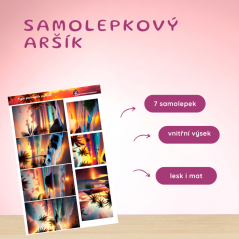 Teplo posledních paprsků | Samolepky do diáře