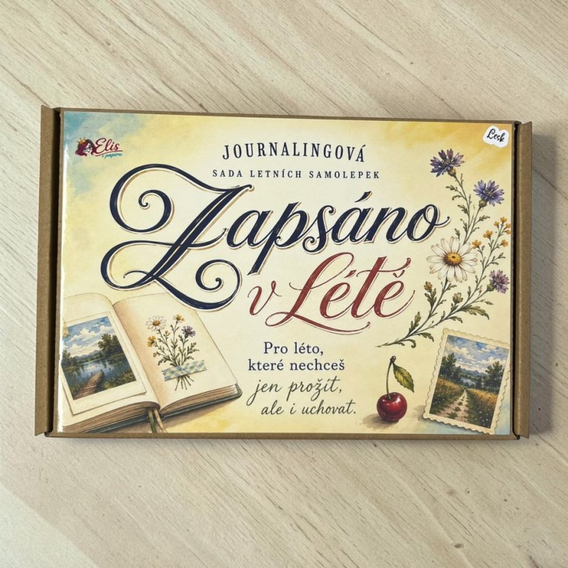 Zapsáno v létě | Journalingová sada samolepek
