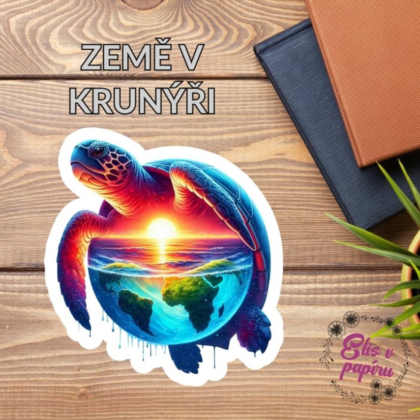 Země v krunýři | Samolepky do diáře