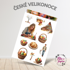 České Velikonoce | Samolepky do diáře