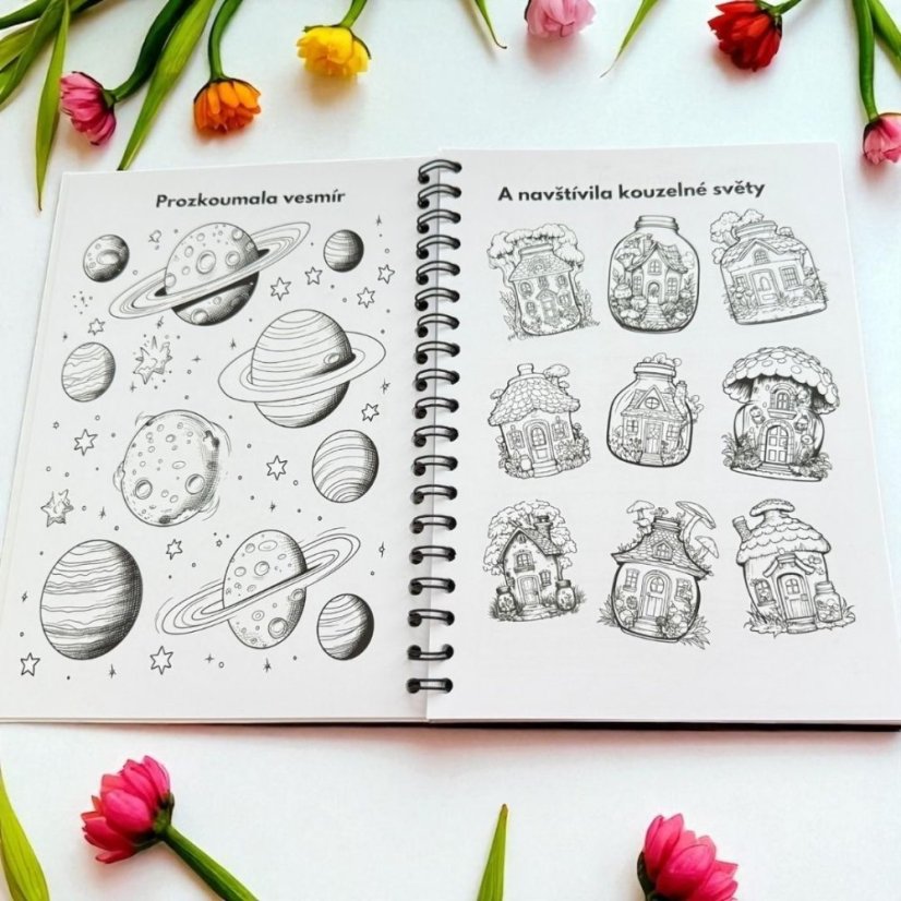 Čtenářský deník pro kreativní knihomolky