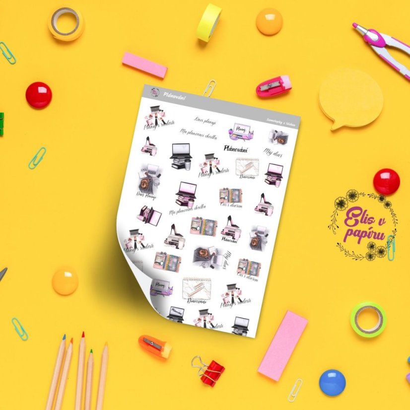 Funkční samolepky do diáře, které nesmí chybět žádné Planner lover. Označ si své plánování
