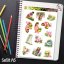 🌸 Samolepky, které zachycují radost ze zahrady – ideální pro diář, bullet journal i scrapbook!