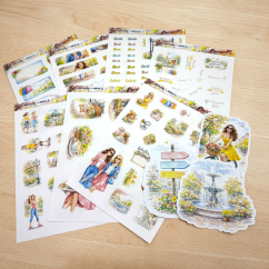 Městečko v dubnu | Měsíční samolepkový kit | 2026