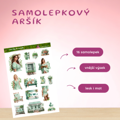 Letní dny na verandě | Samolepky do diáře