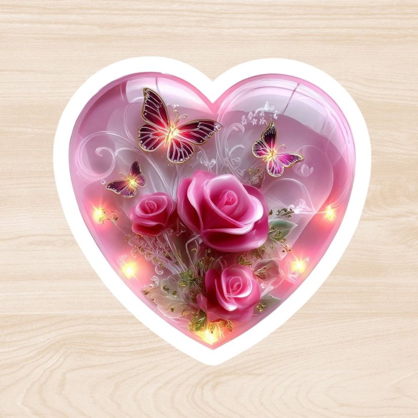 Srdce plné světla | Samolepky do diáře | Limitka