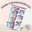 Samolepka "Domek v levandulovém poli", pastelové barvy, provensálský motiv, diářové samolepky, plánování, bujo, samolepky na scrapbook.