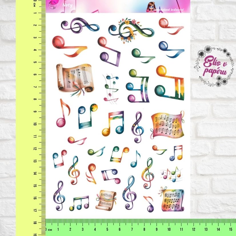 Noty | Samolepky do diáře