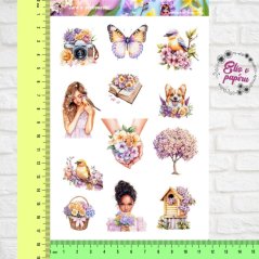 Jaro a probuzení | Samolepky do diáře