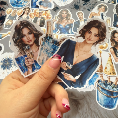 Oslav to stylově | Velké kusové samolepky do diáře i pro scrapbook