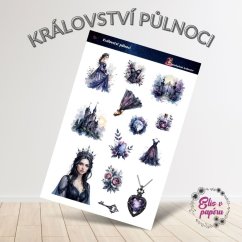 Království půlnoci | Samolepky do diáře