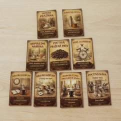 Káva a klid | Journalingová sada samolepek