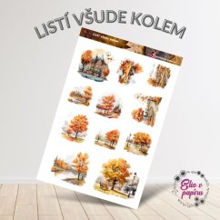 Listí všude kolem | Samolepky do diáře