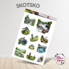 Skotsko | Samolepky do diáře