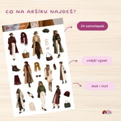 Podzimní outfit | Samolepky do diáře