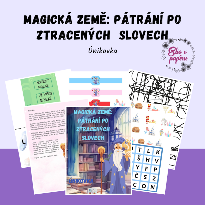 Dětská úniková hra plná šifer a hádanek