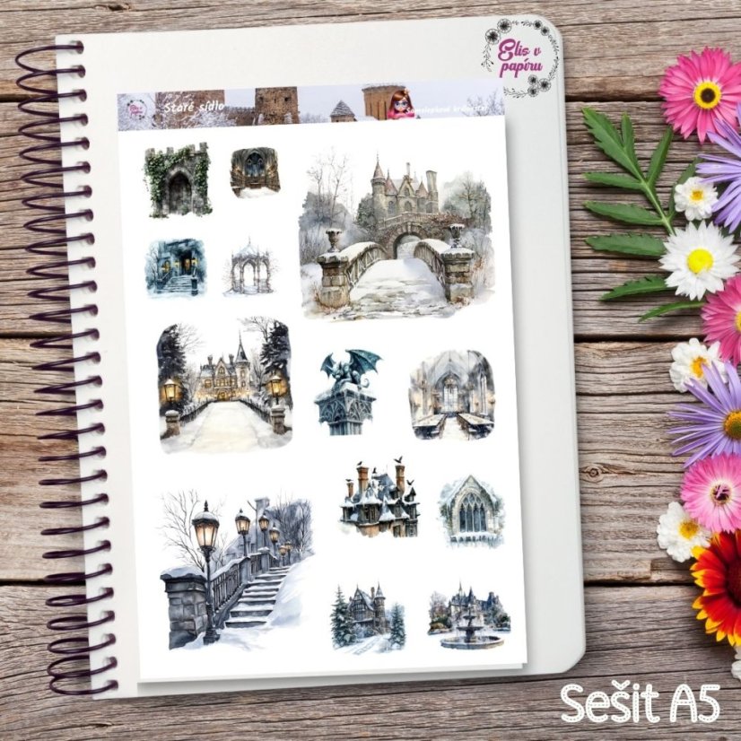 Staré sídlo | Samolepky do diáře