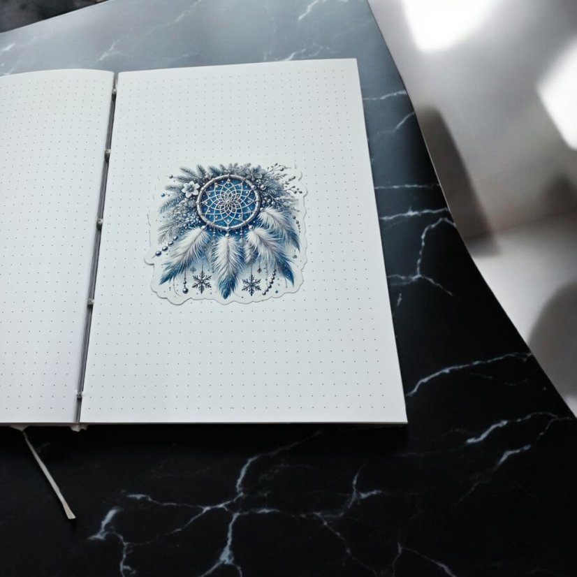 Lapač zimních snů | Maxi kusová samolepka pro diář i scrapbook