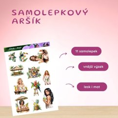 Koktejly z džungle | Samolepky do diáře