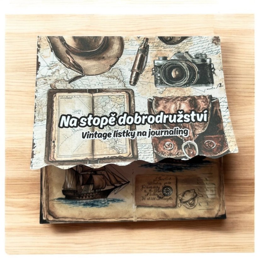 Na stopě dobrodružství | Vintage cestovatelský sešit